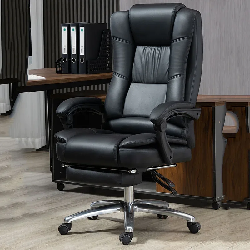 

Ergonomically Adjustable Office Chair Computer Backrest Dormitory Office Chair Seat Leather Sillas De Gamer Home Furniture