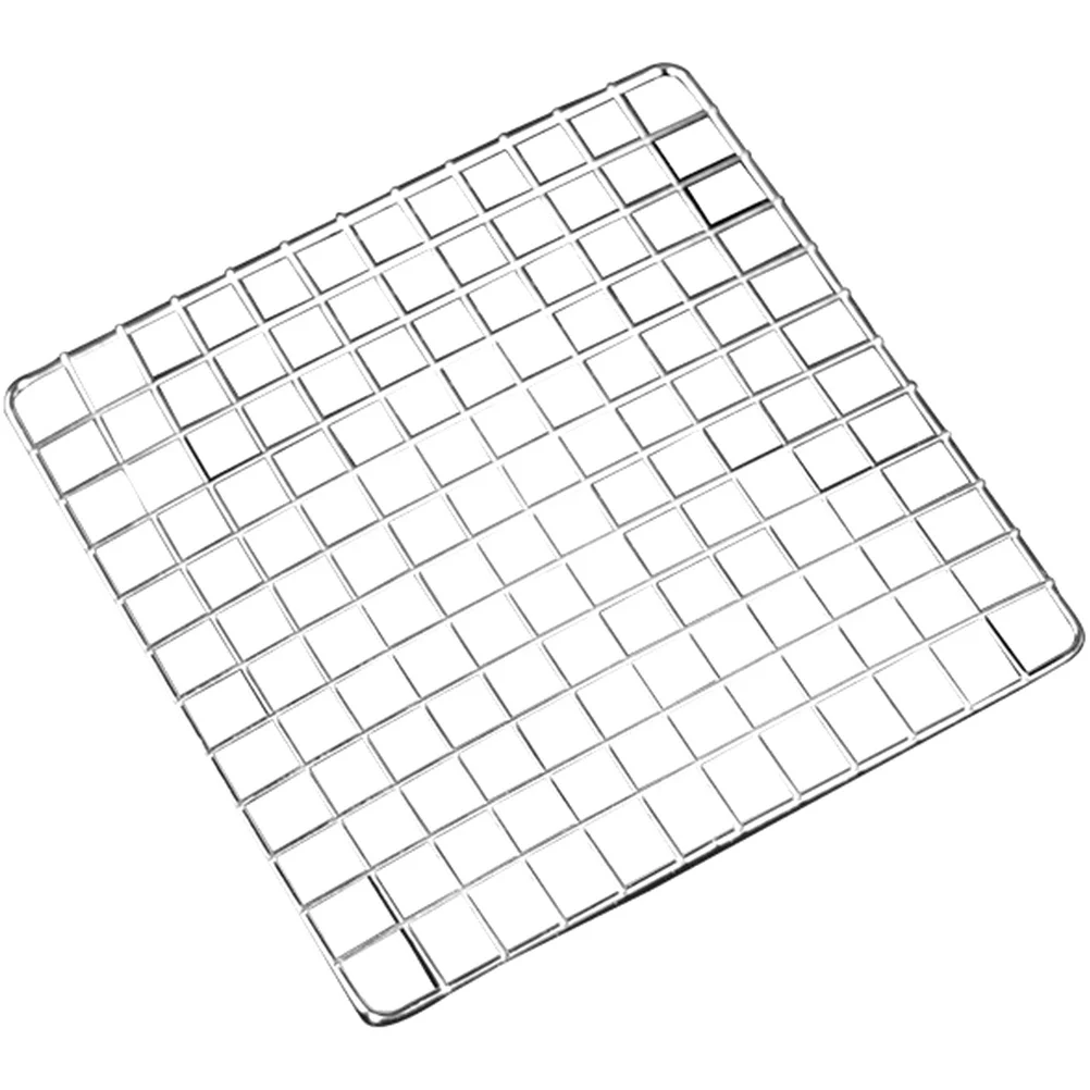 Rejilla de enfriamiento de acero inoxidable para hornear, resistente, para galletas, pan, Pizza, asar, asar, asar, secado de alimentos reutilizable