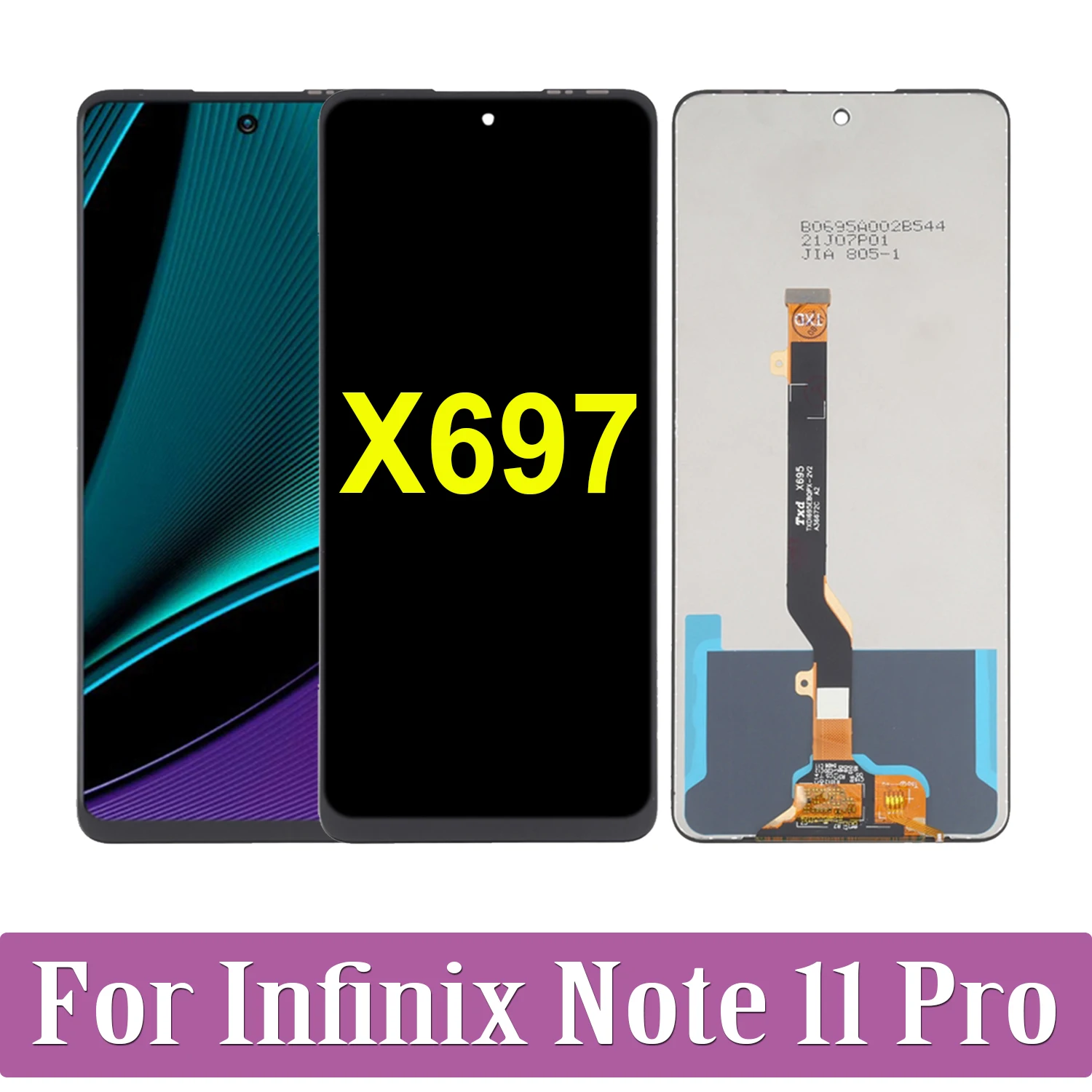 

6.95'' Original For Infinix Note 11 Pro X697 LCD Display Touch Screen Digitizer Assembly