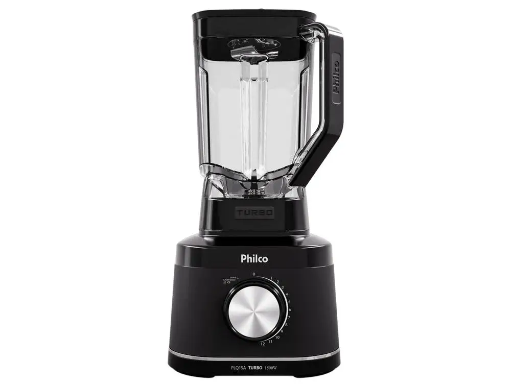 Liquidificador Philco PLQ15A 12 Velocidades 1500W Preto 103101176 - 220V