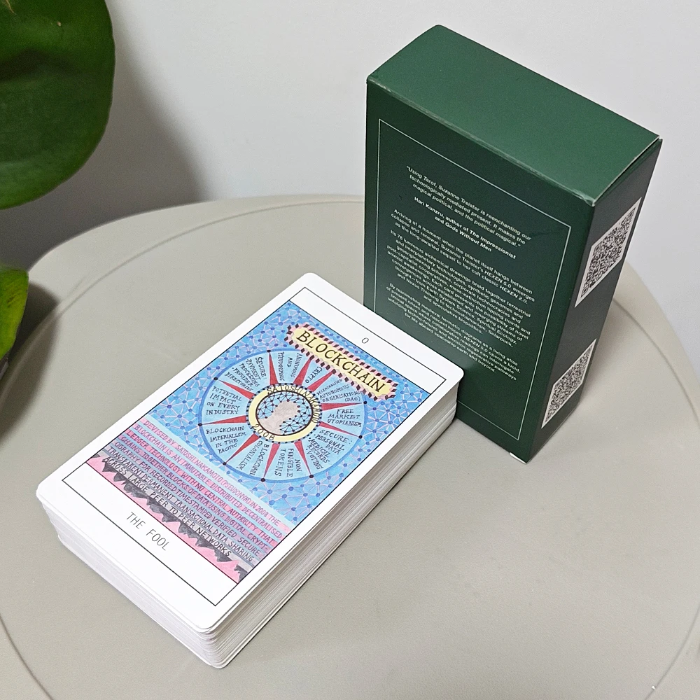 HEXEN 5.0 Baraja de Tarot, 78 Cartas de Tarot de 12*7cm Basadas en Arte Alquímico, Espiritualidad Técnica y Crisis Climática, Doble Relieve