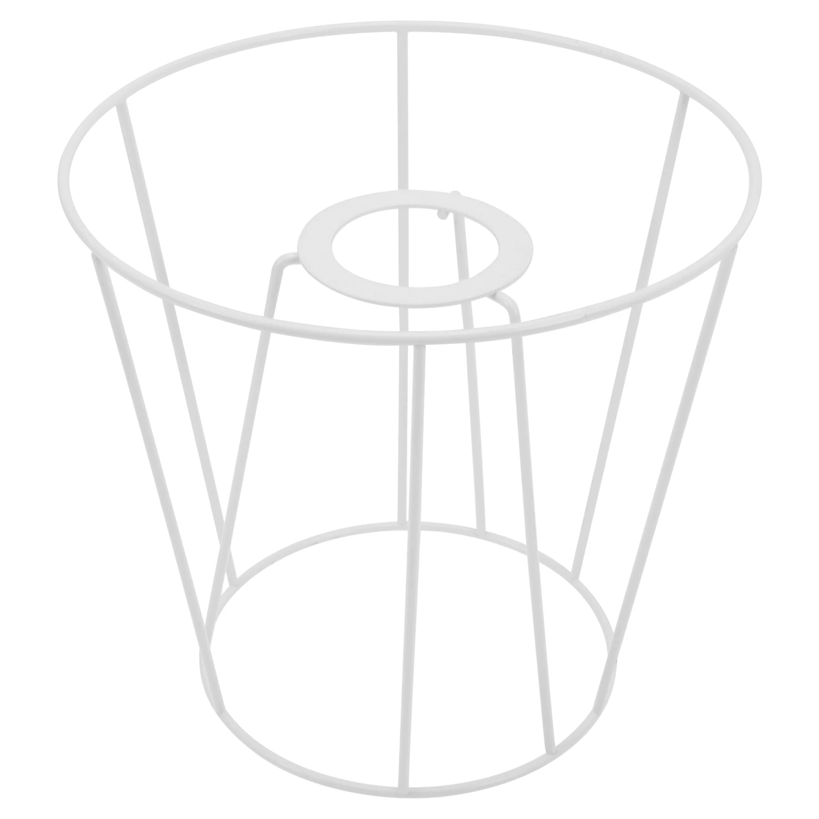 

Metal Iron Lampshade Frame Light Cage Guard DIY Lamp Shade Ring Support for Desk Light Table Lamp Ceiling Fixture