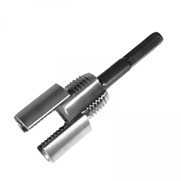 Pipe Threader Tool Kit Carbon Steel Smooth Threading Internal External Tap for Plumbing Projects