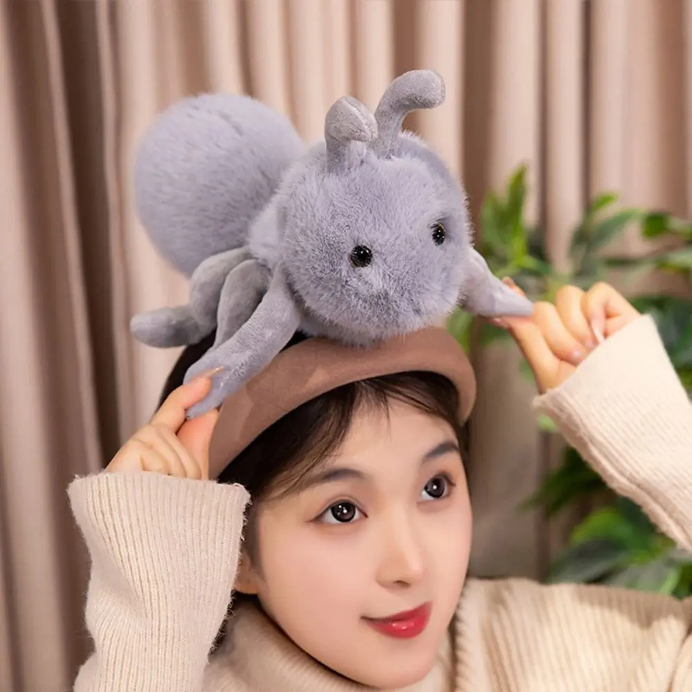 PP 코튼 아기 하마 플러시 인형 푹신한 박제 작은 개미 플러시 장난감 부드러운 귀여운 하마 및 개미 플러시 베개 어린이 선물