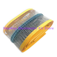 100PCS Metal Film Resistor 1/4W 1% 1K , 10K , 100R , 220R Ohm Resistance ,1/4W 0.25W 1% Metal Film Resistor