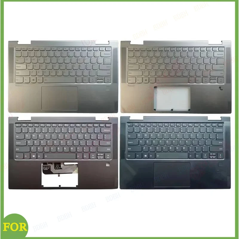 

НОВЫЙ чехол для клавиатуры ноутбука Yoga C740-14 C740-14IML (английская раскладка, США) с отверстием для сканера отпечатков пальцев