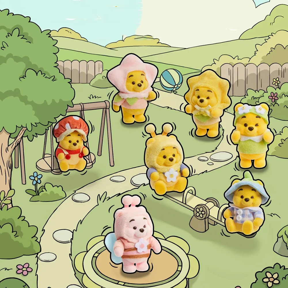 

Disney Winnie The Pooh Heart Throbbing Garden Series Collectible Figurine Blind Box Cute Display Gift From Miniso Name Creation