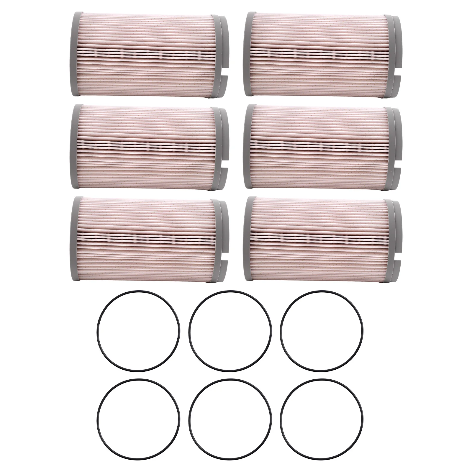 

6XReplace PF46081 Fuel Fiter for Peterbilt 320 365 367 Kenworth T880 K37-1029 Filter Engine Filter Fuel Filter Filter Kit