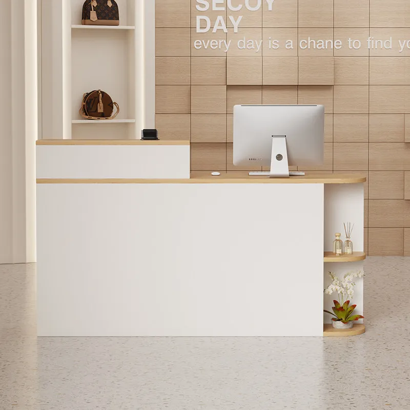 Cashier Counter Bar Women's Clothing Store Beauty Salon Front Desk Reception Desk Catering Store Small Light Luxury