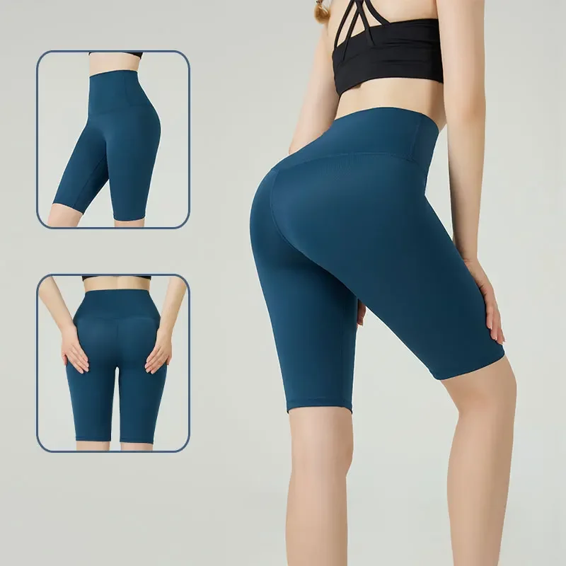 New Sports Short Leggings Women Cycling Shorts Hip Lift Yoga Shorts Pants Gym Run Sports Fitness Pants Tight Riding Shorts Women