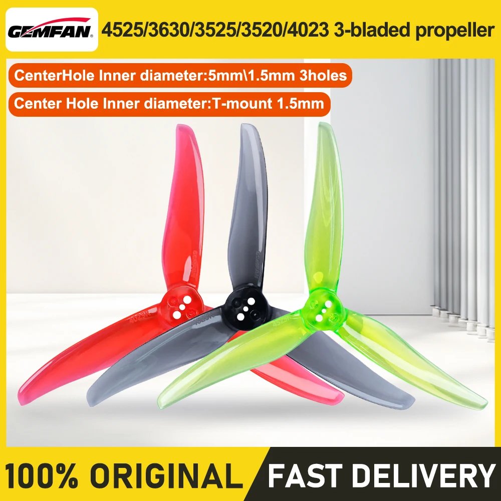 Fpv Drone Propeller - Elica a 3 Pale Gemfan 4525