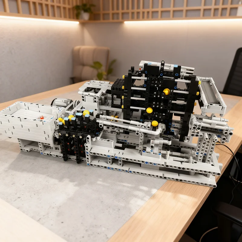 

2331pcs MOC GBC Ball Rolling Machine 18 by Rimo Technical Model Building blocks Architecture Christmas gifts toy idea Education