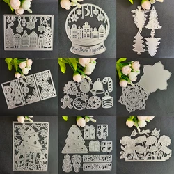 Christmas / Patterns New Metal Steel Cutting Dies Stencils for Making Scrapbooking DIY Album Paper Cards Embossing Die