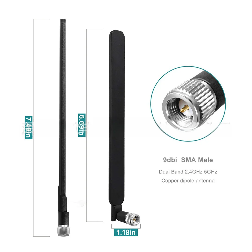 Huawei Black 4G Antenna Suitable For 4G LTE Router External Antenna SMA 4G Camera Antenna