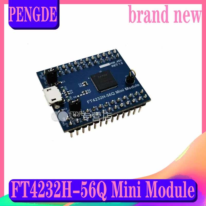 

FTDI official genuine FT4232H-56Q Mini Module USB serial FIFO development module