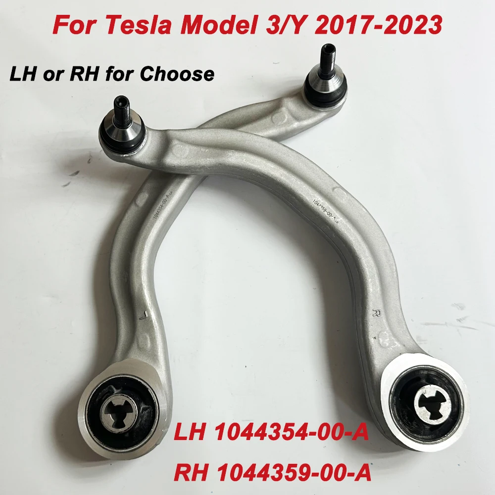 

In Stock 1Pcs For Model 3/Y 2017-2023 1044354-00-A 1044359-00-A Front Lower Suspension Curve Control Arm 104435400A 104435900A