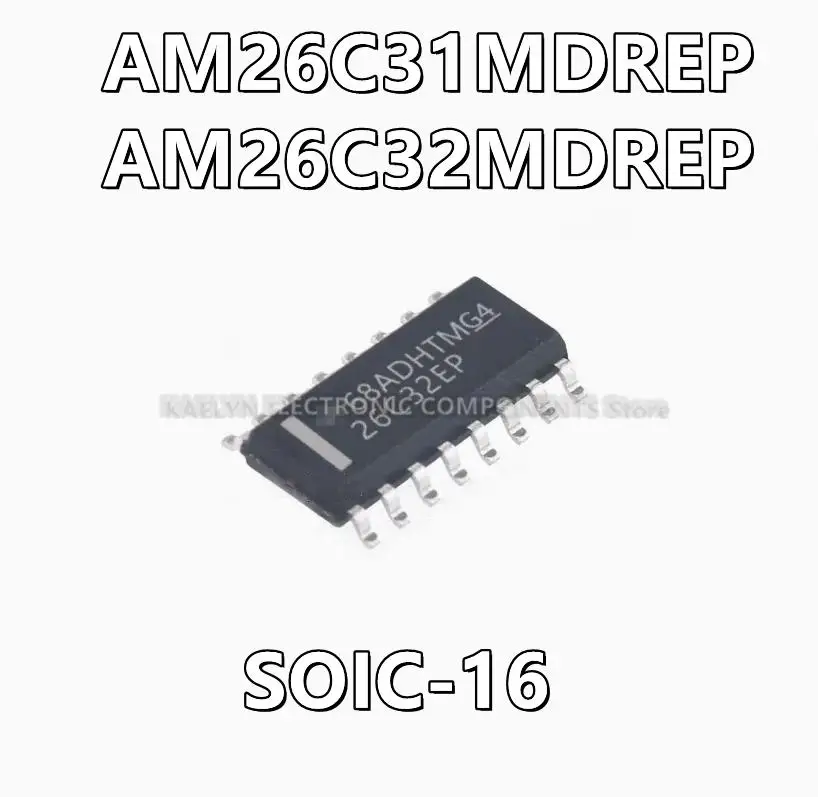 10Pcs/lot AM26C31MDREP AM26C31 AM26C32MDREP AM26C32 4/0 Driver 16-SOIC