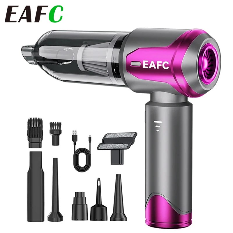 

EAFC 16 кПа беспроводной автомобильный пылесос Duster универсальный перезаряжаемый ручной мощный вентилятор большой всасывающий пылесос