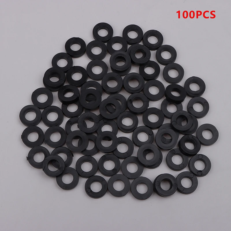 100pc Nylon Washer For Drum Screw Drum Lug White Black Nylon Flat Wahser Thickness Heavy Product Music Instrument Accessories