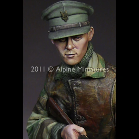 1 / 16 Resin Figure soldier man model  British commandohands on white model military soldier