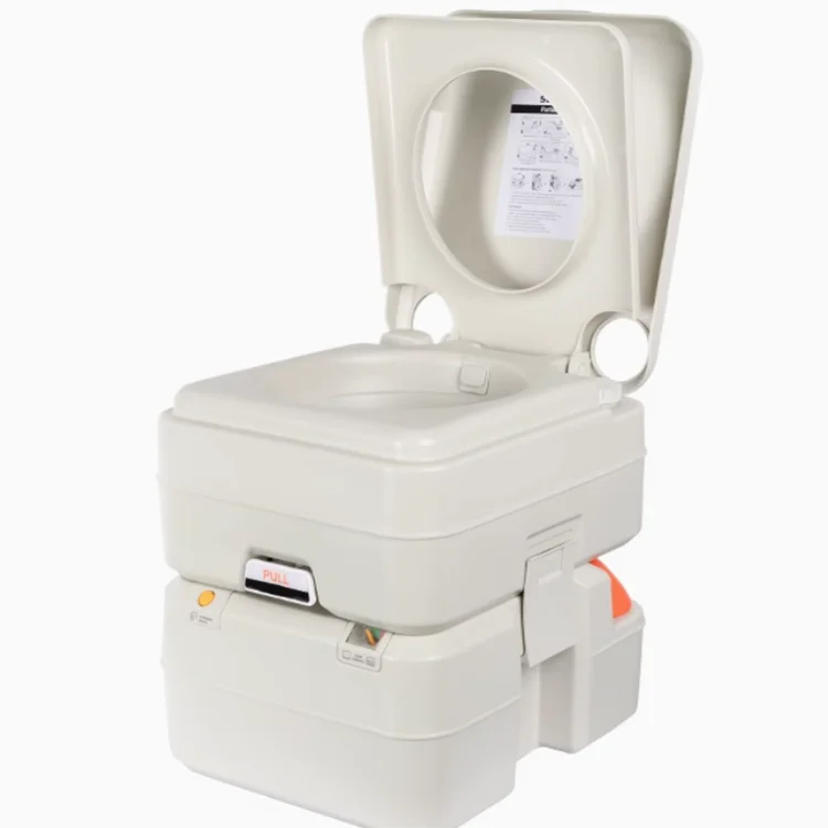 RV Toilet Factory Direct Sale Portable Toilet Manually Operated White Color For Choose