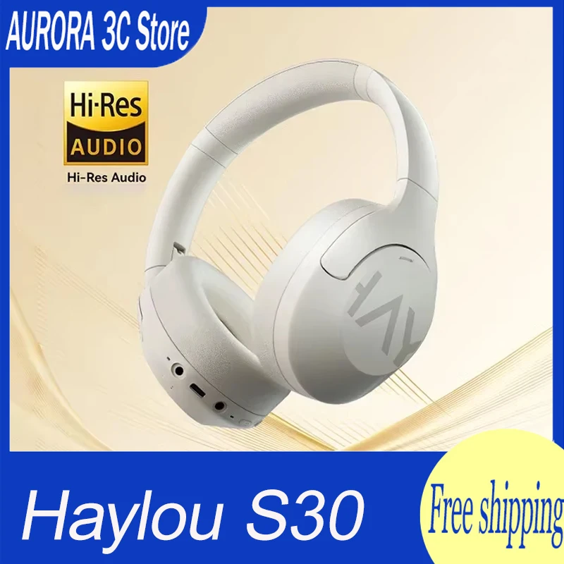 Haylou S30 Wireless Headset With Microphone Bluetooth Anc Long Endurance Active Noise Reduction Headsets Custom Headphone