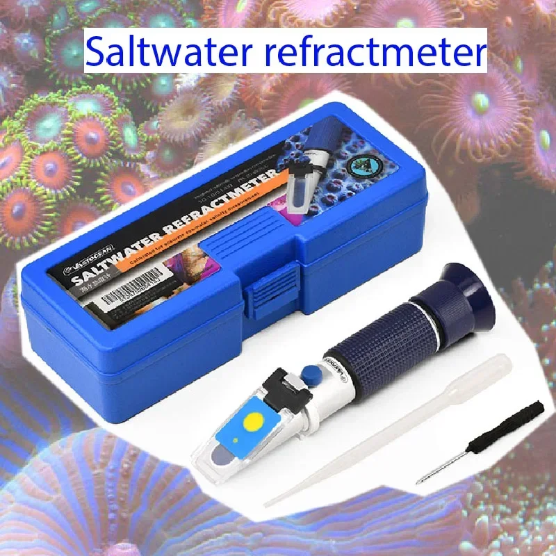 VASTOCEAN Saltwater Refractmeter LED Version Calibrated for Accurate Sea-water Salinity Measurement