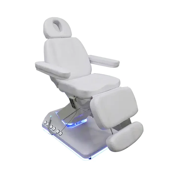 

New design modern salon massage table 3 motor electric luxury body therapy spa treatment bed with foot control