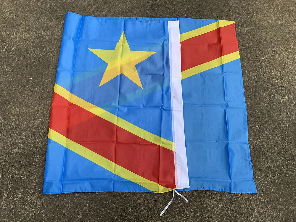 Z-ONE FLAG Congo Democratic Republic of the Congo flag 3x5 ft 90X150cm polyester hanging Indoor Outdoor Decoration banner