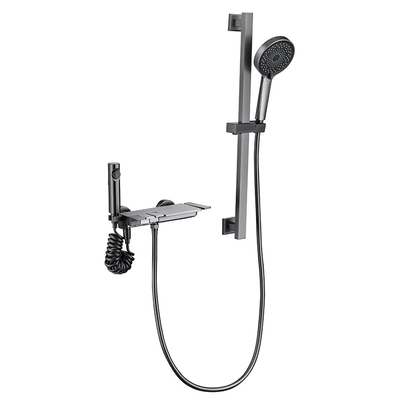 

Душ для ванной комнаты, смесительный клапан для воды, бытовой полностью медный душевой набор для горячей и холодной воды под давлением