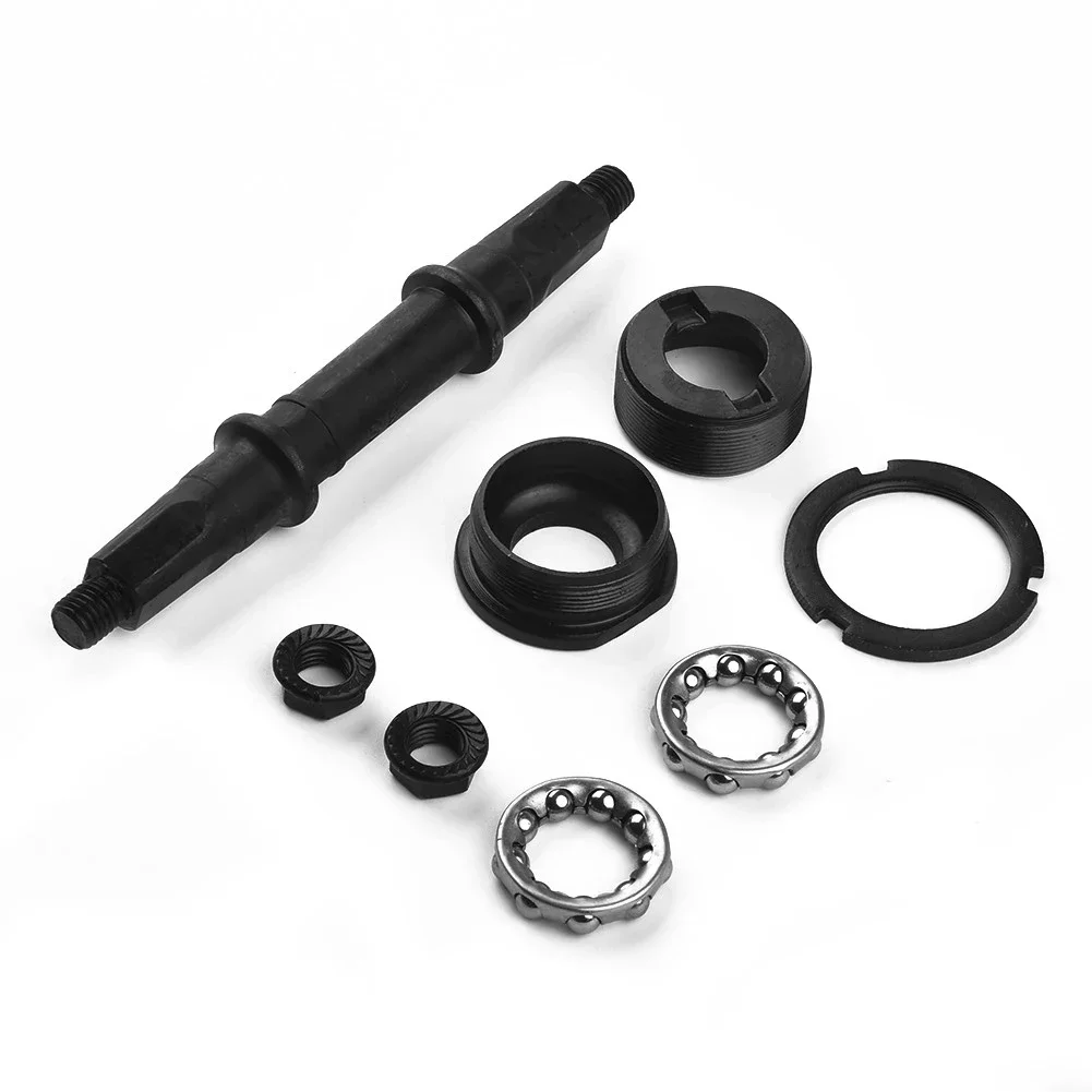 Bicycle Central Axis Square Hole Bottom Bracket Axle Kit  With Bearings Bicycle BB Bearing Extractor Cycling  Accessories ﻿