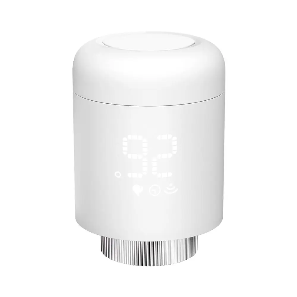 

Tuya ZigBee 3.0 Smart Radiator Actuator Thermostat Smart TRV Thermostatic Valve Temperature Controller Support Alexa Google Home