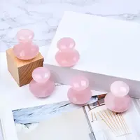 Masajeador de Cuarzo Rosa en Forma de Seta - 3.19 € Masajeador de Cuarzo Rosa en Forma de Seta