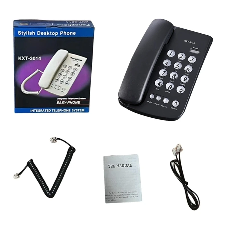 Teléfono fijo con cable, botón emergencia doméstica, Hotel, negocios, teléfono fijo escritorio, teléfonos Vintage