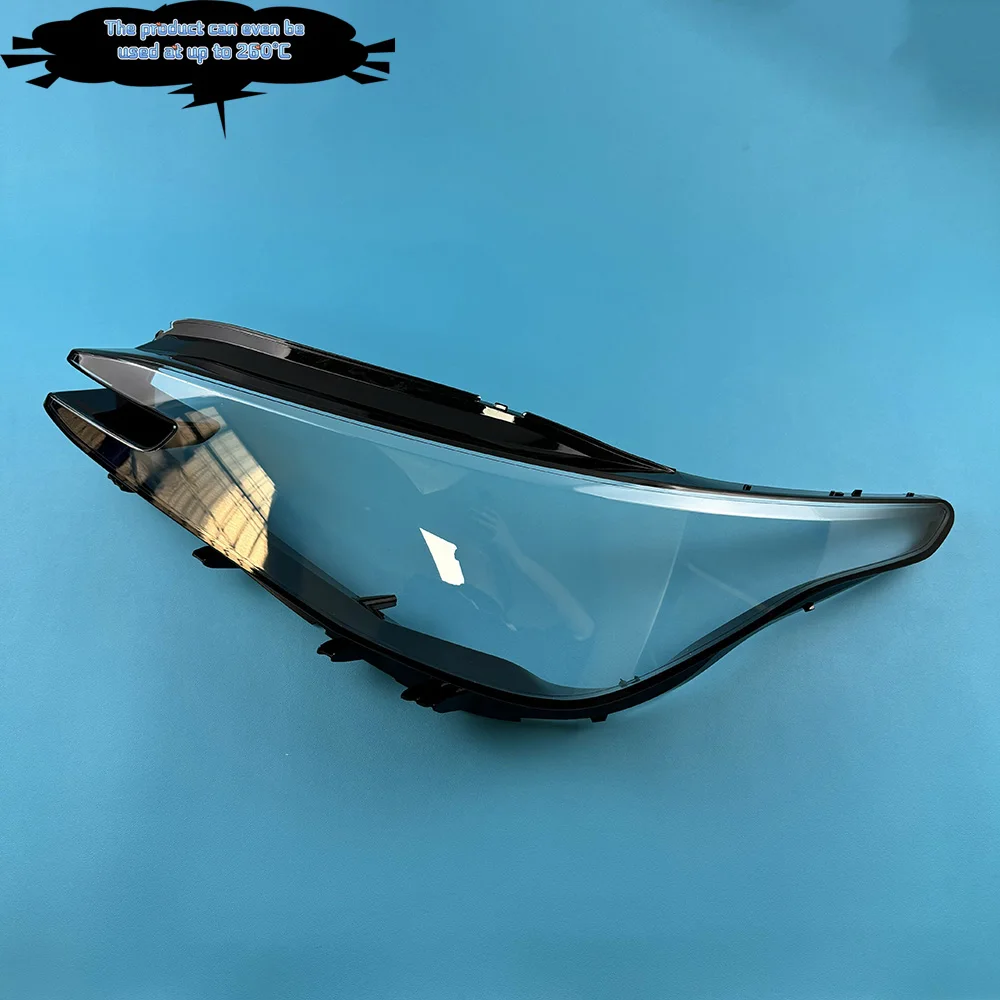 ل Volkswagen VW ID.4 X 2021 2022 كشافات غطاء قناع شفاف المصباح قذيفة شبكي استبدال العدسة الأصلية #5