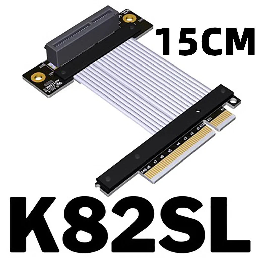

Кабель-удлинитель PCIe 5.0 x8 на x4, кабель-райзер PCIe 5.0 x4 Gen5, 128 Гбит/с (макс.)