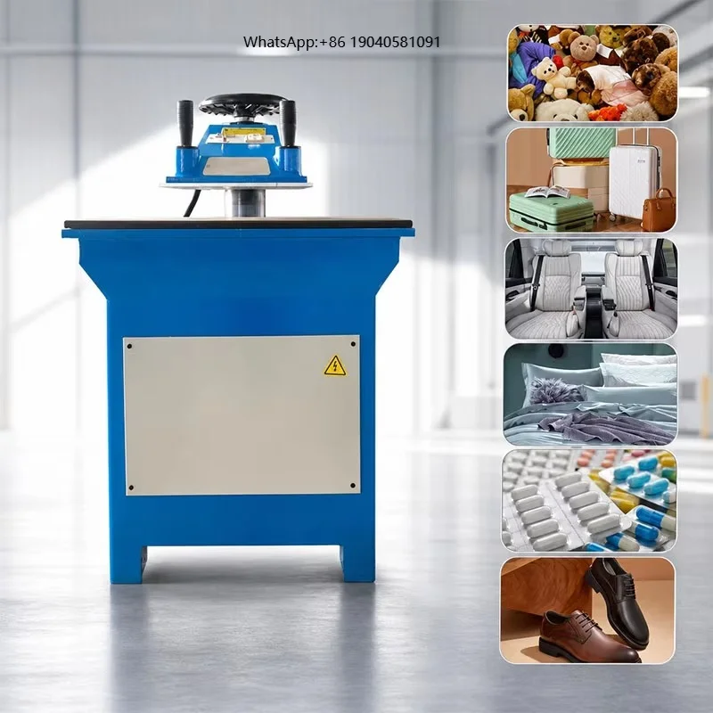 Easy Operation Hydraulic Die Cutter With Durable Steel Frame For Fabric Textile Accessories Clothing Parts And Soft Materials