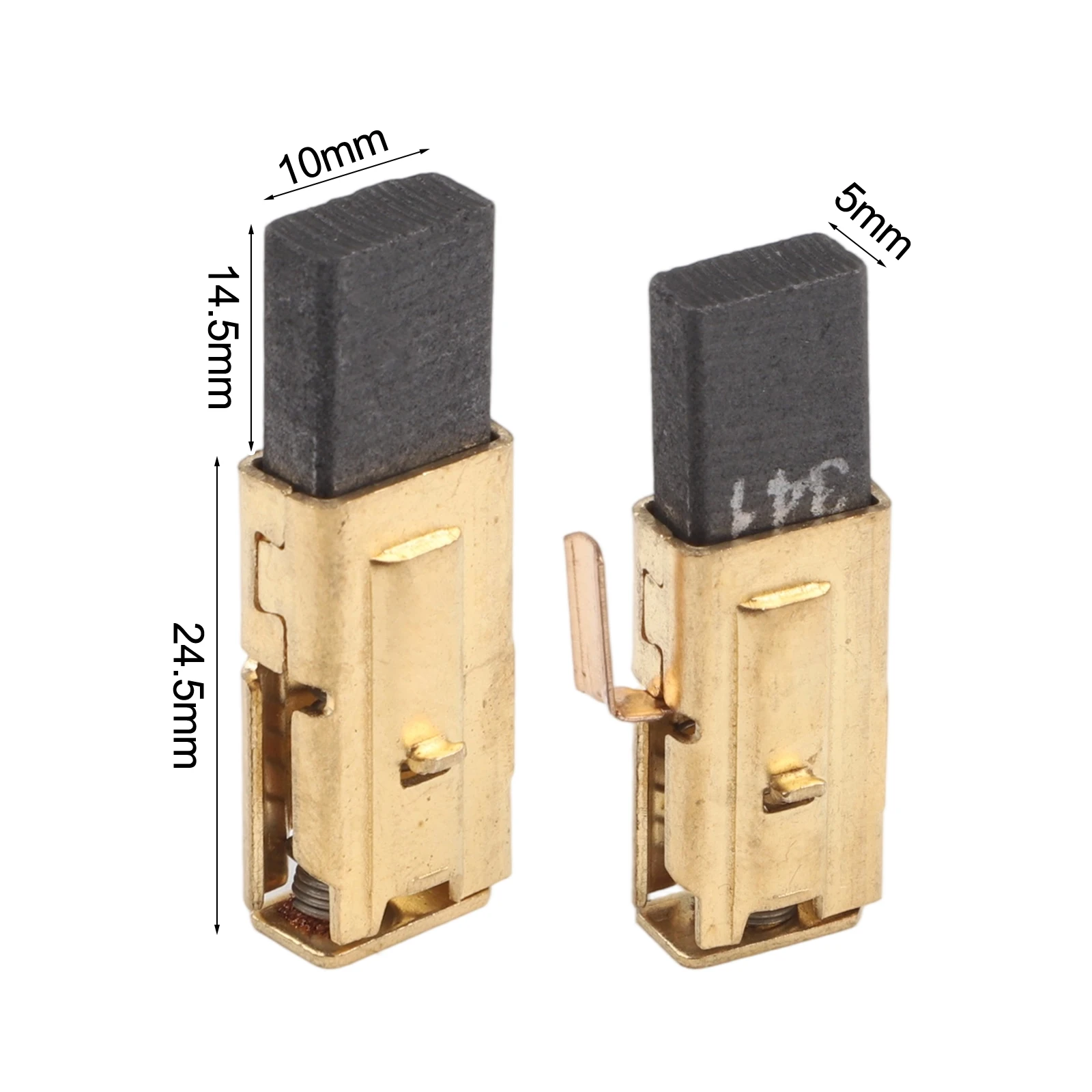 as Picture Electric Tools Replacement Carbon Brushes Set Tool Holder Replacement Brushes Material Carbon Metal