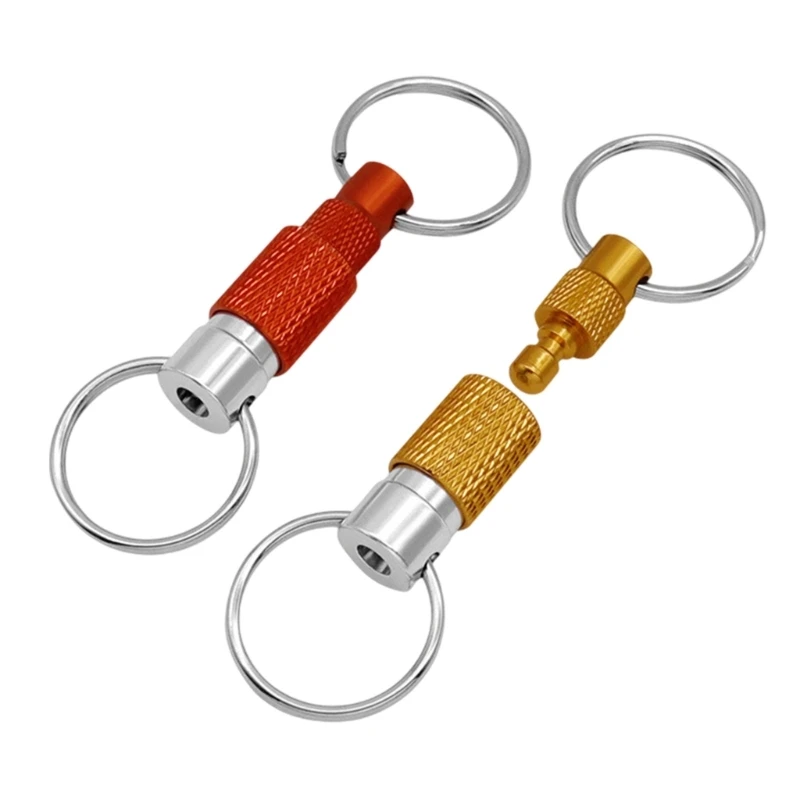 Porte-clés ouverts à dégagement rapide, boucle rotative, détachable, pour le Camping en plein air