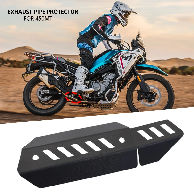 

Motorcycle Accessorie Exhaust Pipe Protector Heat Shield Cover Guard Anti-scalding Cover For CFMOTO 450 MT 450MT MT450 2024 2025