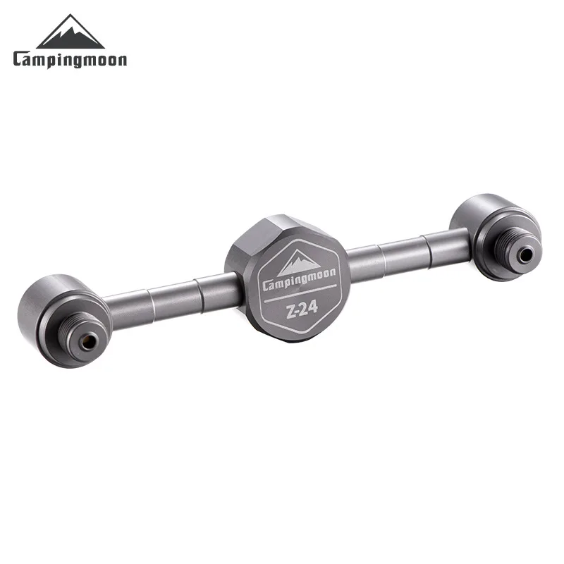 CAMPINGMOON Z24 سبائك الألومنيوم واحد إلى اثنين في الهواء الطلق التخييم نزهة الغاز مصباح الموقد محول إمدادات واحدة اثنين #5