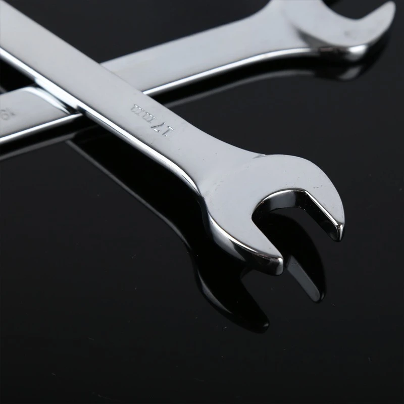 Mini Thin Double Open-end Wrench Hand Tools Open End Wrench Stainless Steel Dual-purpose Wrench 8 To 19 Mm Available Car Tools