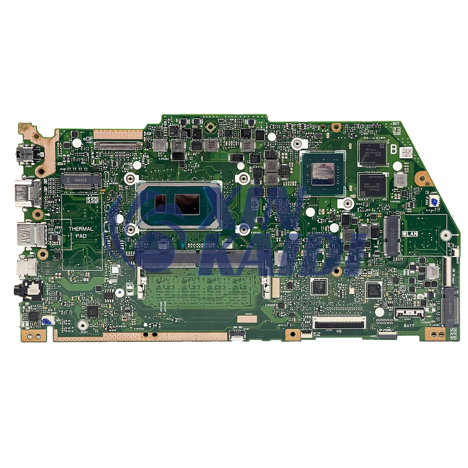 Notebook MainBoard For ASUS VivoBook X532EQ X532E X532EQ X532FA X532F Laptop Motherboard With i3 i5 i7 11th CPU 4G 8G RAM