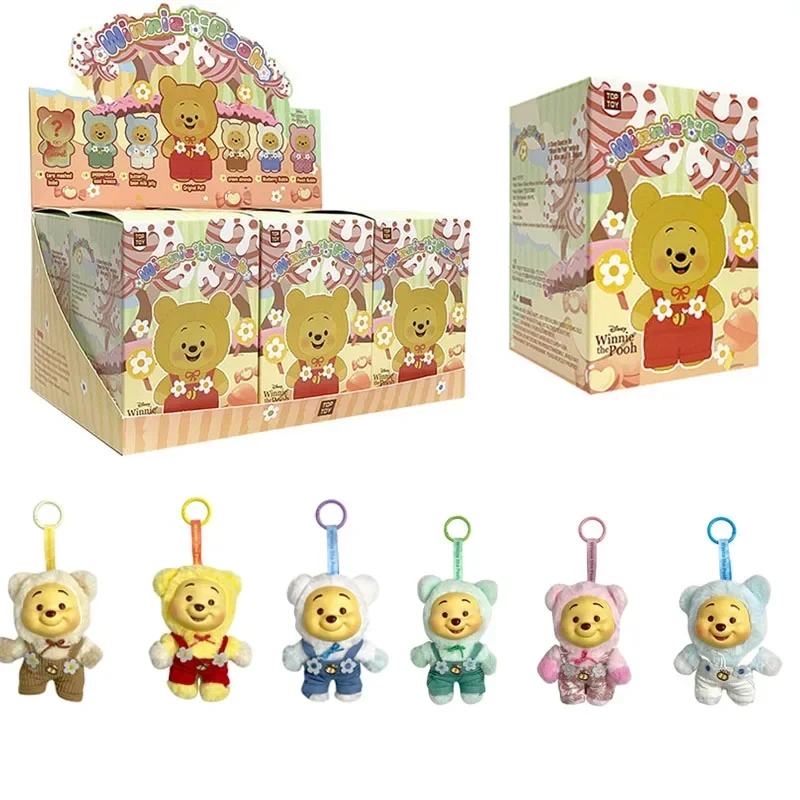 

Pooh Bear Candy Series Collectible Keychain - Disney Vinyl Figure Mystery Box, Adorable Christmas Stocking Stuffer for Children