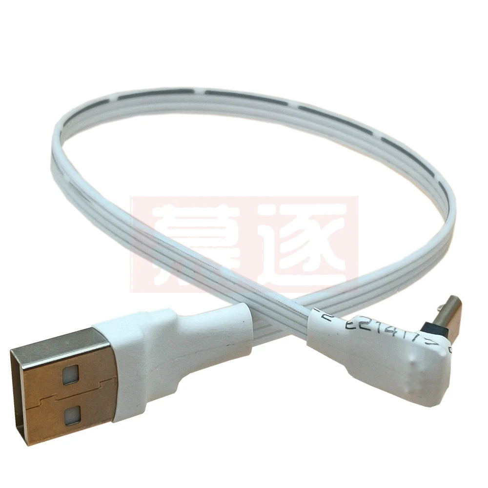 30CM Up Down Left Right Angled 90 Degree USB Micro USB Male to USB Male Data Cable 5CM 10CM 20cm 50cm 100CM for Tablet 5ft