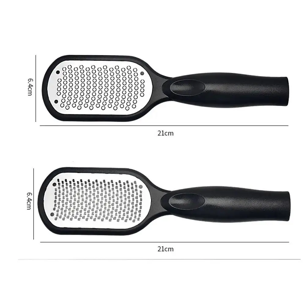 Draagbare Voet Scrubber Roestvrijstalen Callus Remover Voetvijl Schraper Voet Vijl Met Deksel Hiel Schraper Dode Huid Verwijderen