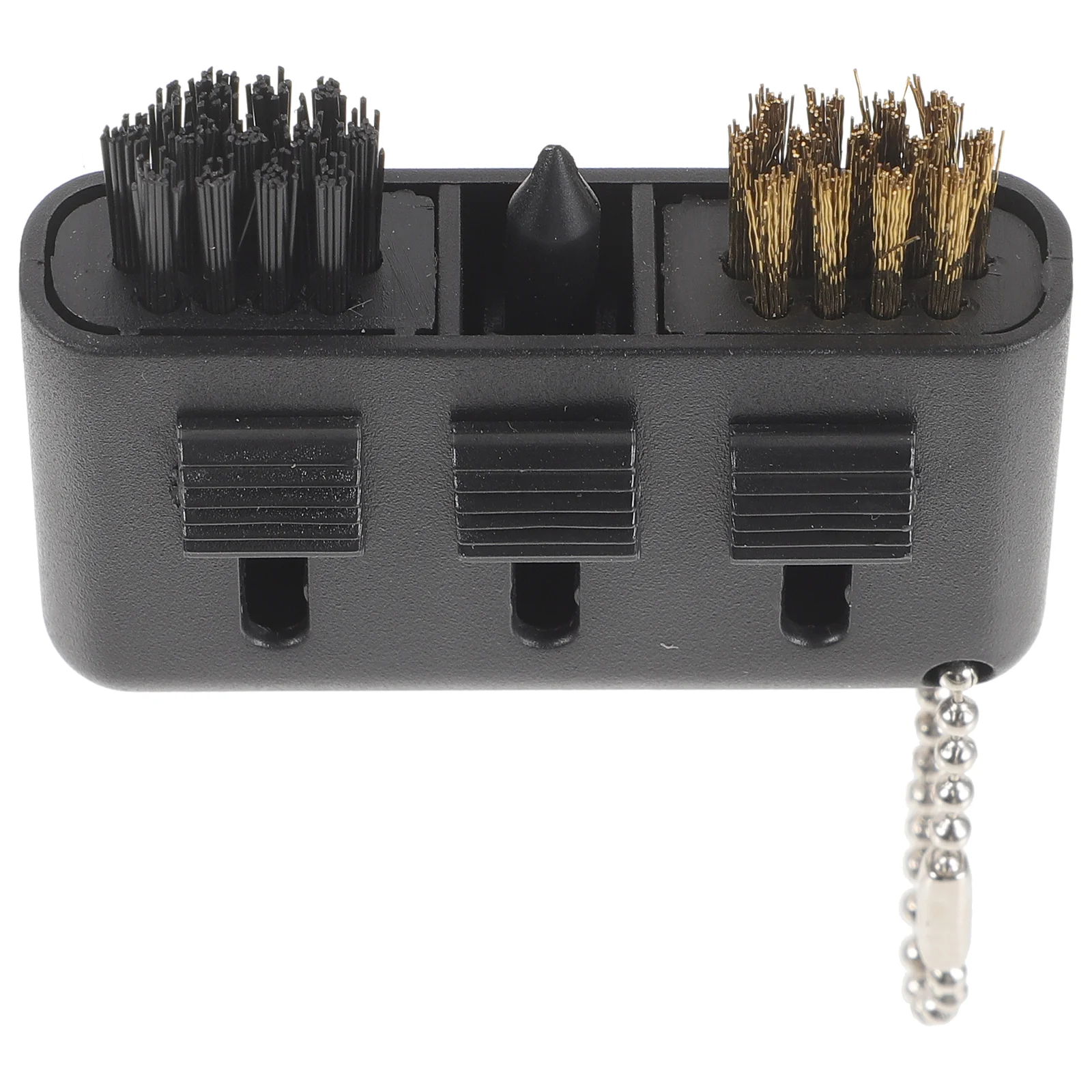 

Golf Club Cleaning Brush Head Tool Double-sided Three-purpose Accessories (black) Golfs Ball Trays Clubs Supplies Balls