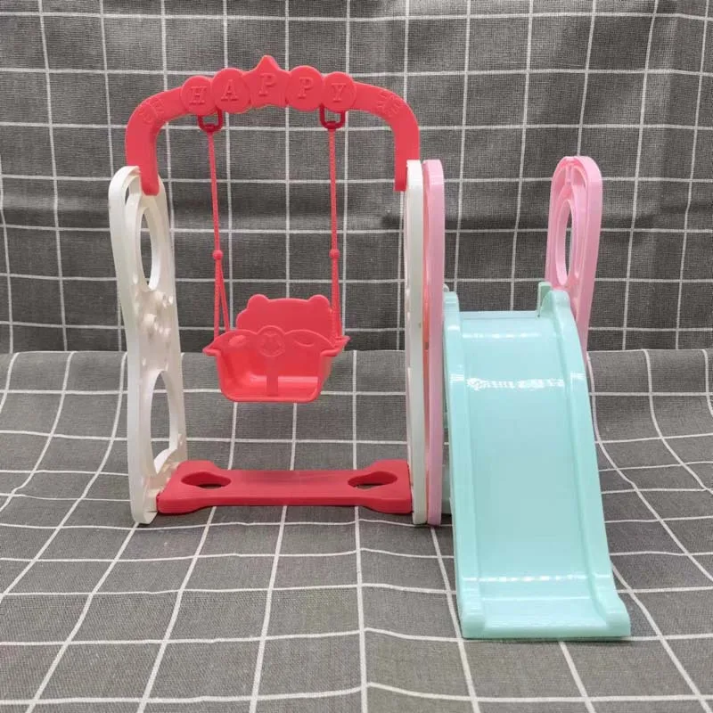 Park Schommel Voor 5.5 ''Prinses Pop Speelhuis Speelgoed Glijbaan En Schommel Thema Ideaal Cadeau Voor Kinderen Pop Accessoires, Moet Monteren