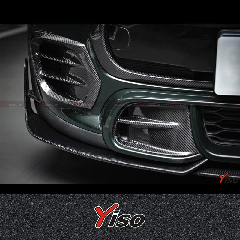 FOR BMW MINI F55 F56 JCW Modified Carbon fiber Aerodynamic kit YISO LOWER VENT