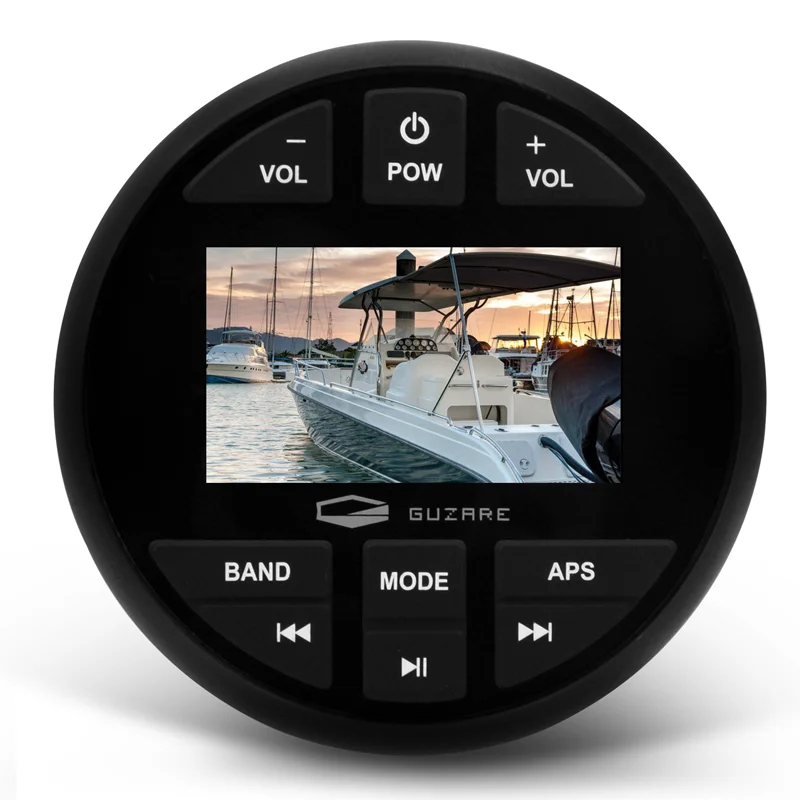 Marine Stereo Radio Ontvanger, Mp4 Speler, Ip66 Waterdicht, Bluetooth, Usb Flash, Fm Voor Atv Utv Golfkar Cabine Scooter Jetski